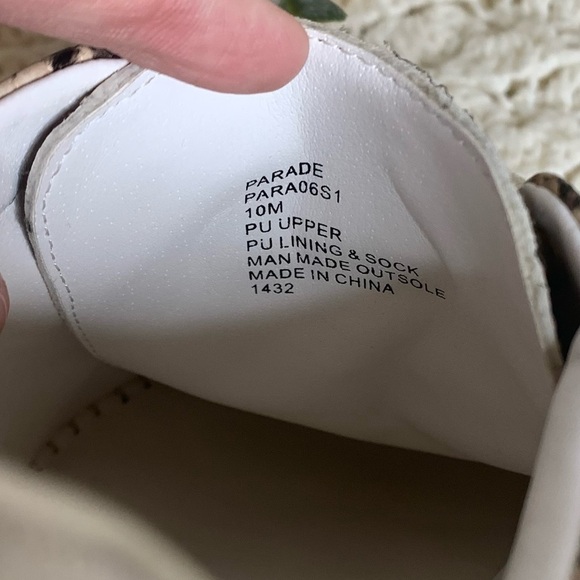 Steve MADDEN Women’s Parade Platform Snakeskin Espadrille Sneaker Brown Black 10 - Picture 6 of 10